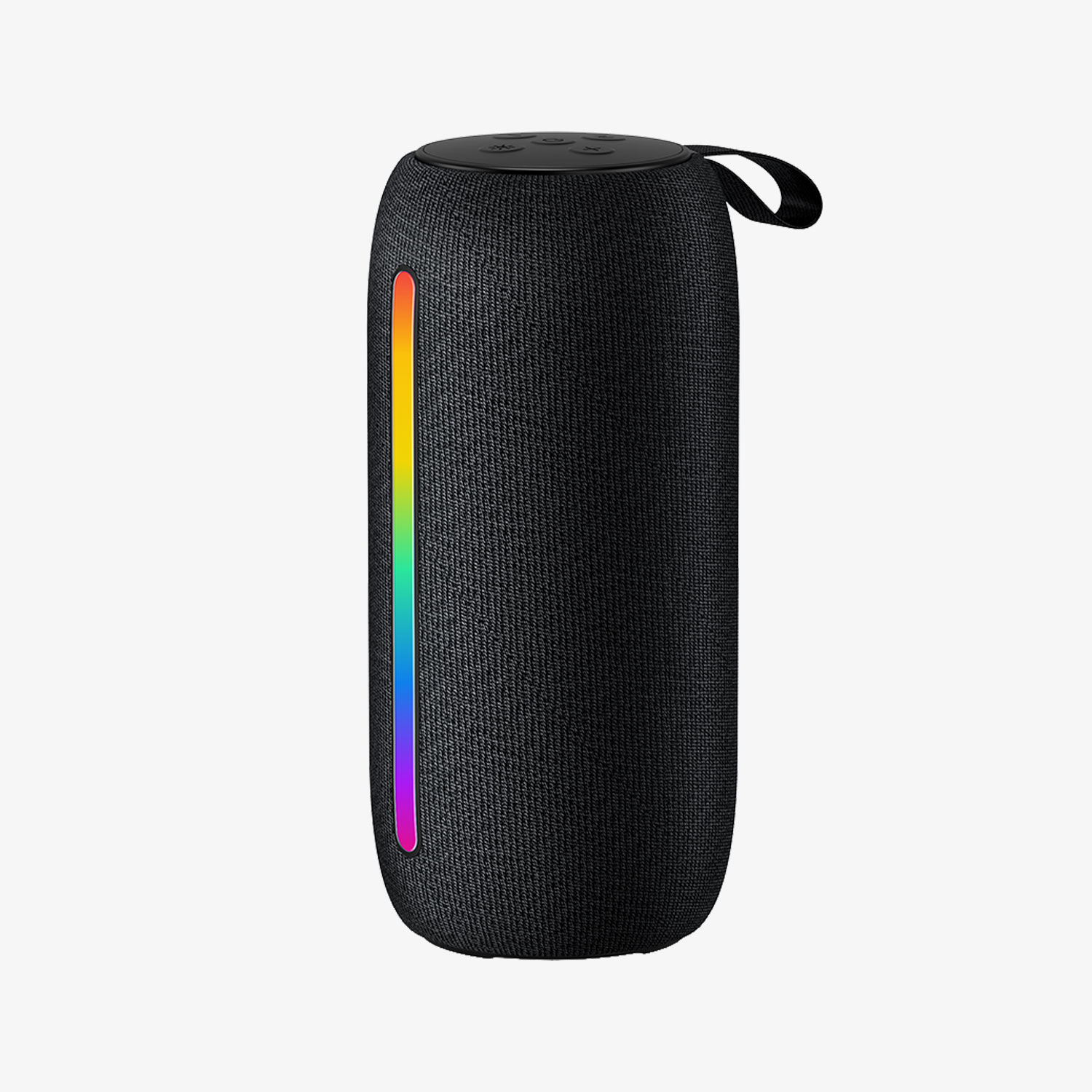 Haut-parleur sans fil Portable IPX4, Hi-Fi, basses lourdes, caisson de basses avec lumière RGB BT 5.3