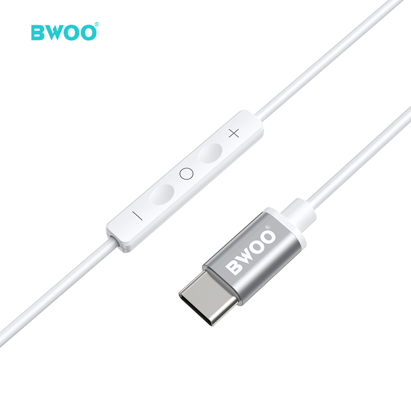 HF166 Écouteurs  stéréo filaires USB-C pour iPhone 15