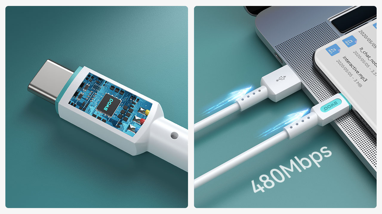 X235 Câble de chargement USB Type-C pour téléphone 2,4 A