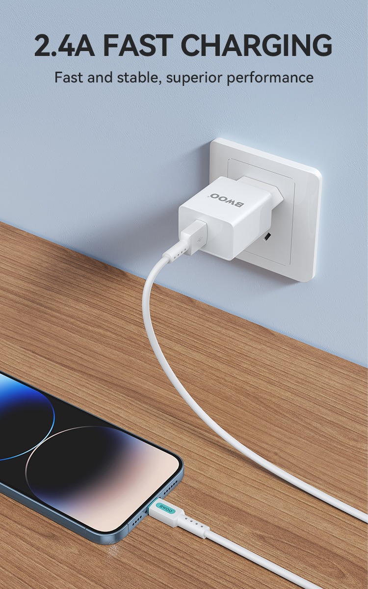 X235 L Câble de chargement USB pour téléphone iPhone 2,4 A