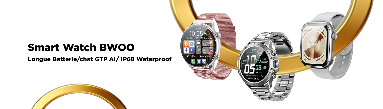 Bannière Smart watch