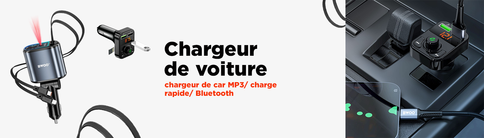 Bannière Chargeur de voiture