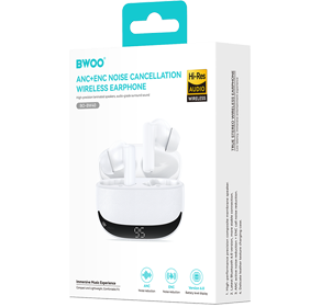 BO-BW40 Écouteurs intra-auriculaires sans fil BWOO ANC + ENC BT V6.0