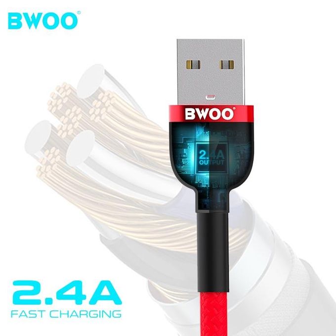 BO-X166V Bwoo Cable Micro USB ultra rapide 2.4