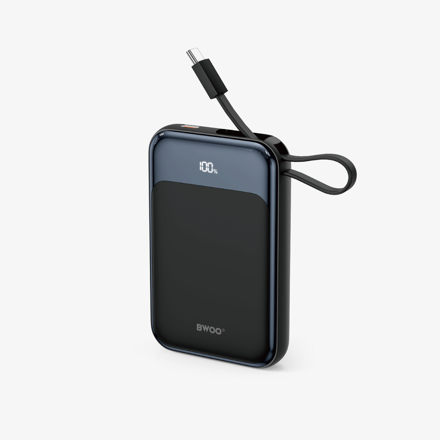 BO-P80 Batterie externe magnétique BWOO 10000mAh avec câble de charge intégré