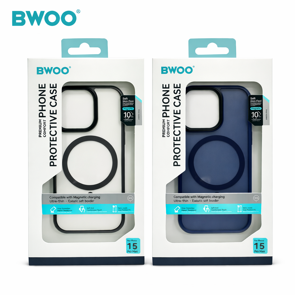 Coque de protection intégrale BWOO pour iPhone 15 Pro Max